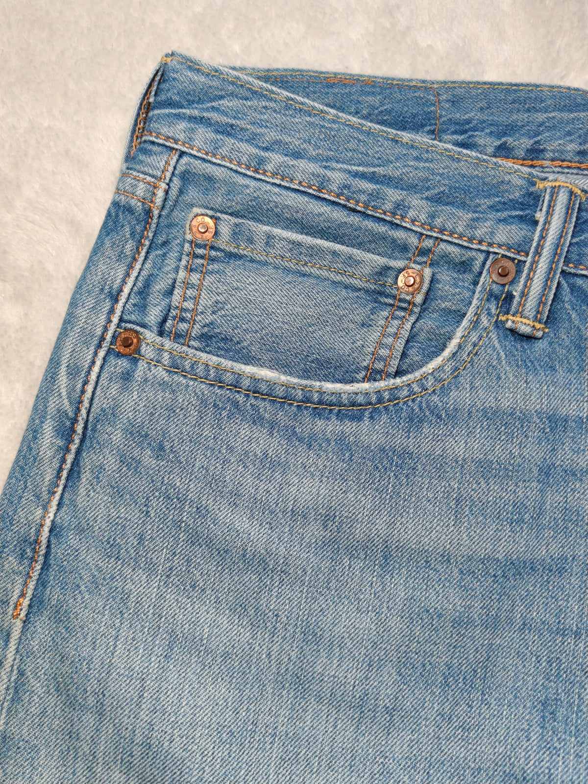 Men Levi's 501 Light blue Straight W31 L32 Y2K Jeans
