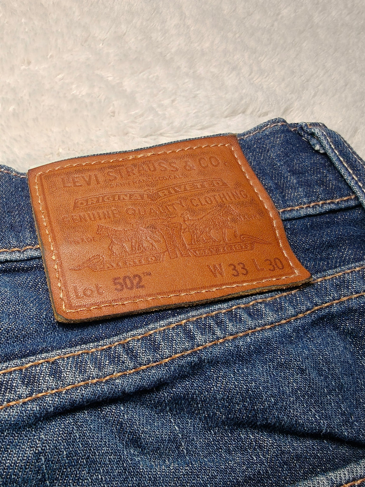 Men Levi's 502 Blue 0519 Straight W33 L30 Y2K Jeans