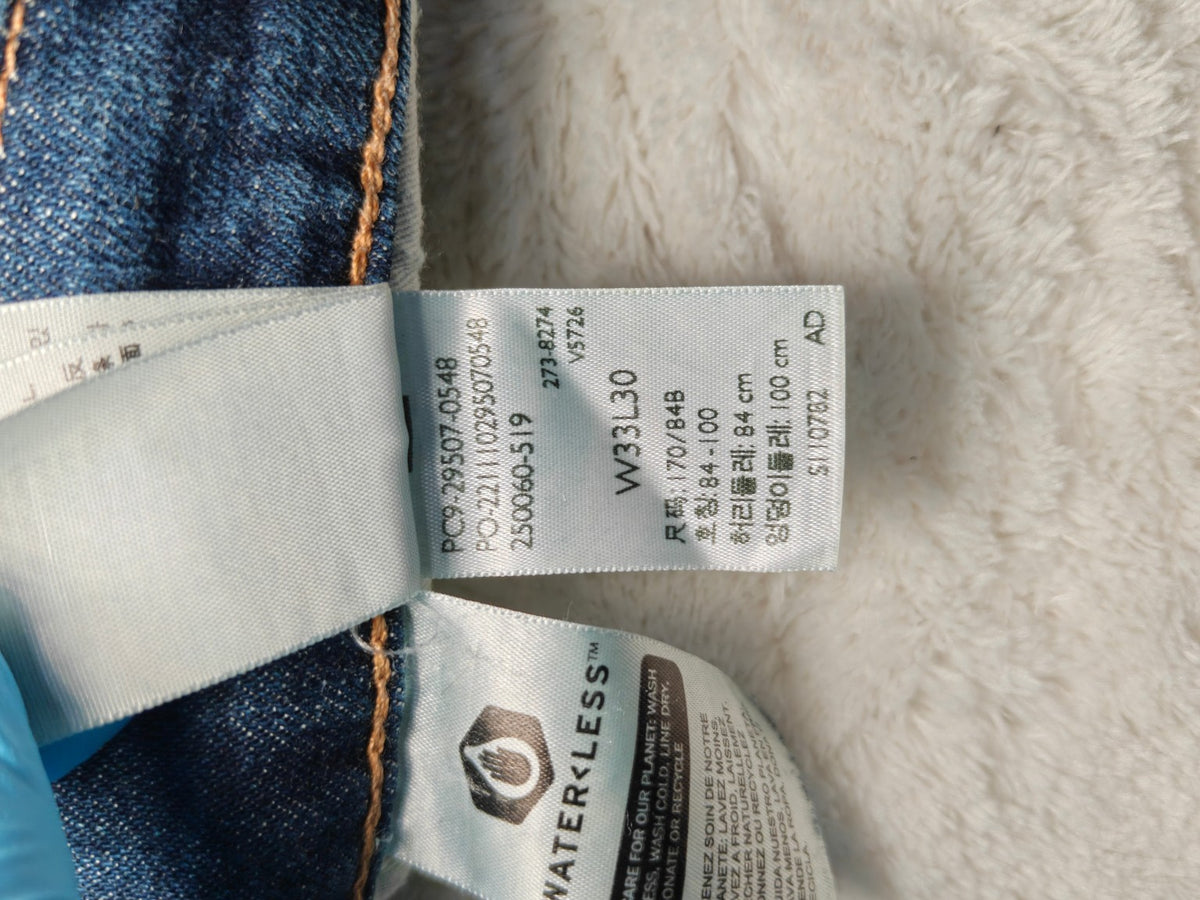 Men Levi's 502 Blue 0519 Straight W33 L30 Y2K Jeans