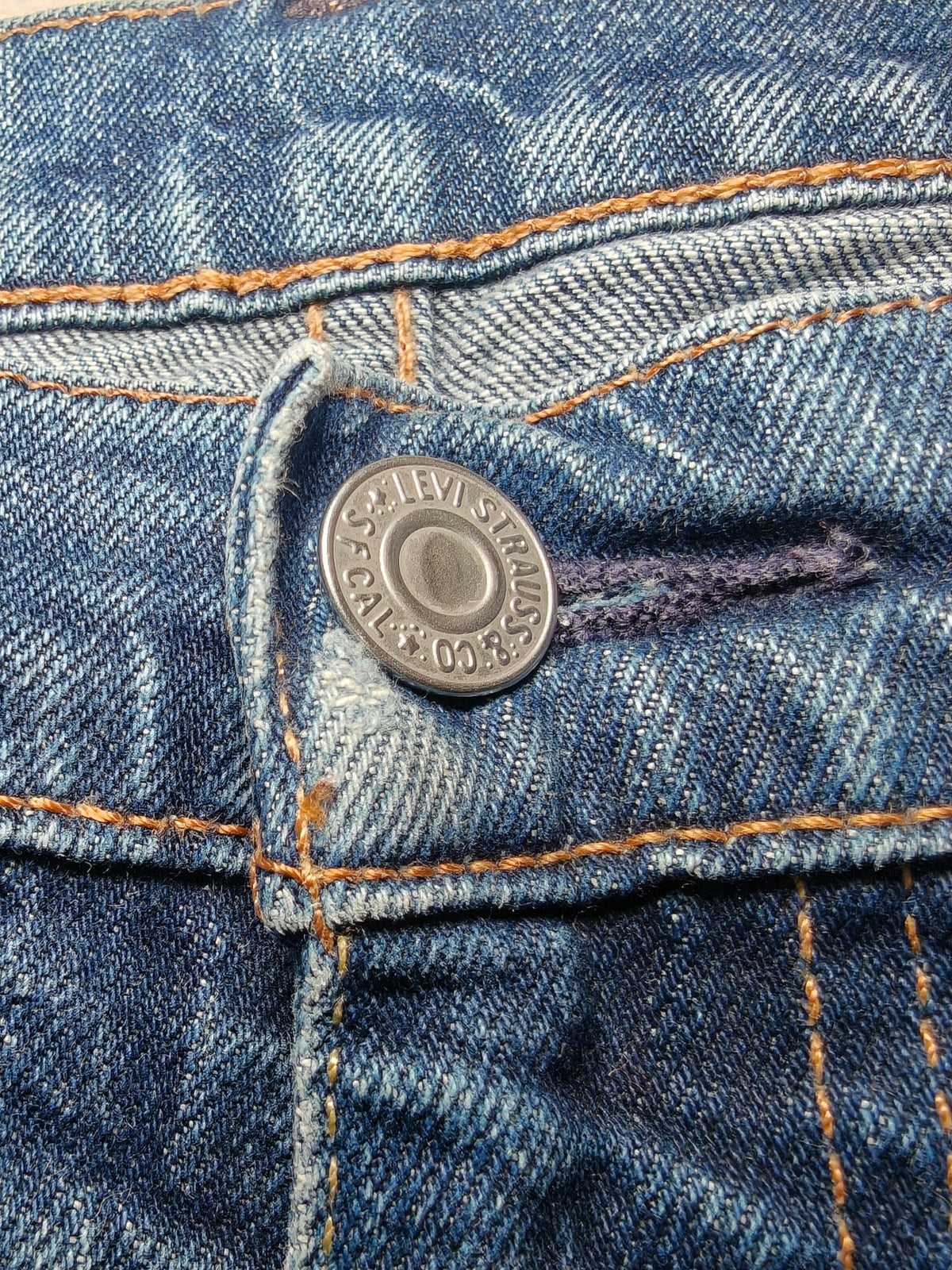 Men Levi's 502 Blue 29507-0020 Slim straight W33 L34 Y2K Jeans