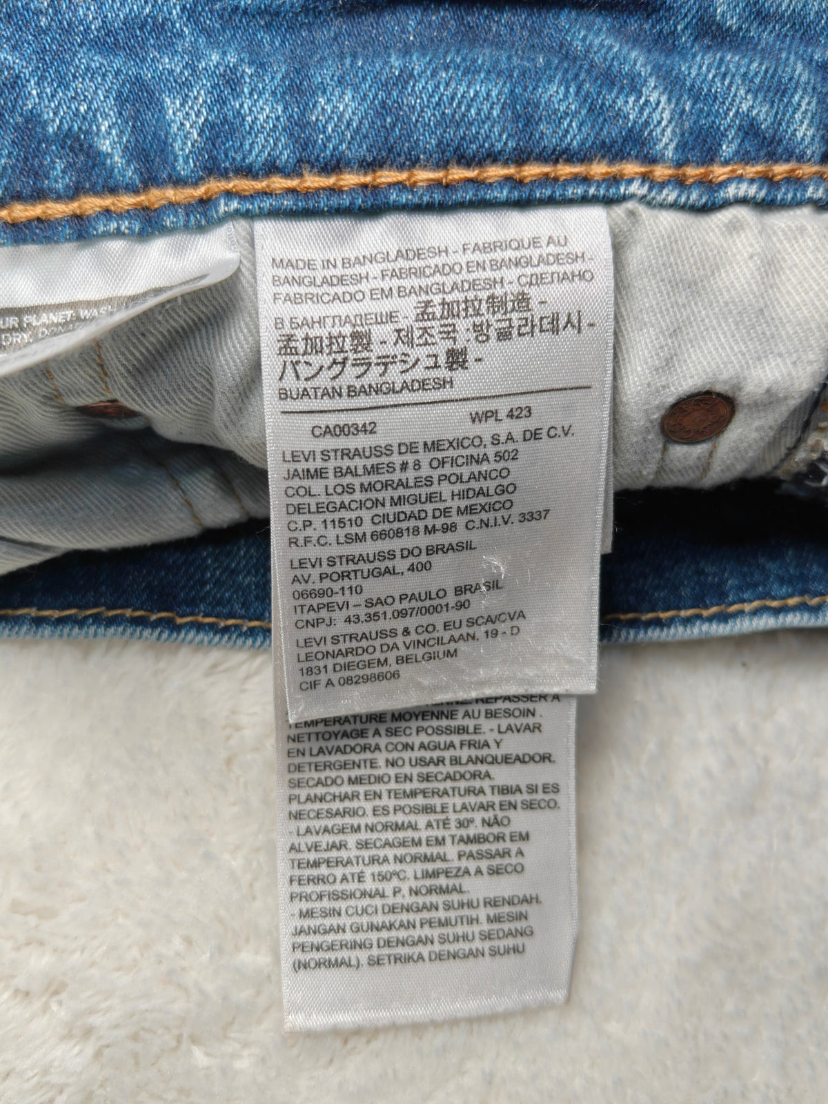 Men Levi's 510 Blue 0101 Slim W31 L32 Jeans
