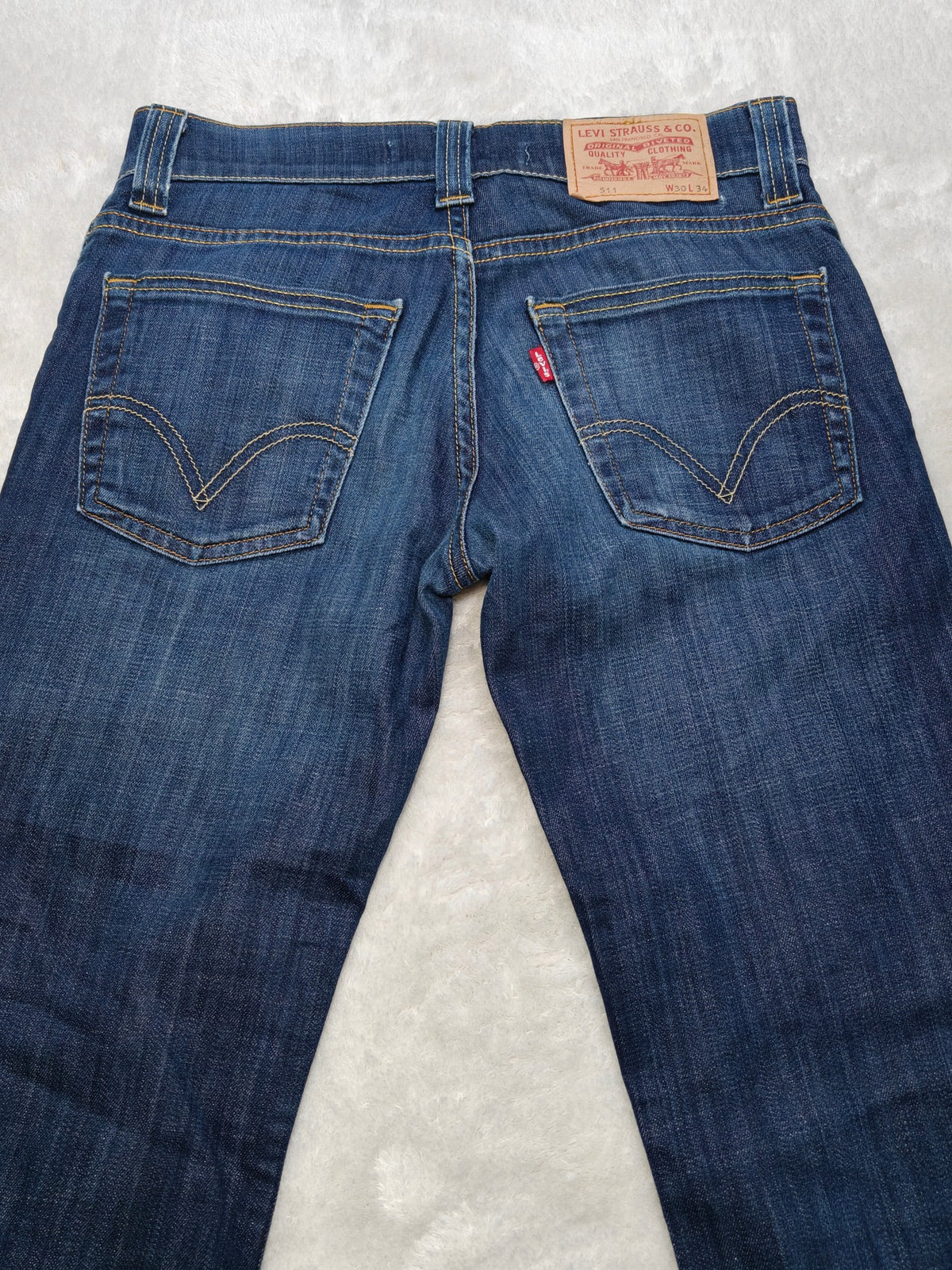 Men Levi's 511 Blue 0376 Slim W30 L28 Y2K Jeans