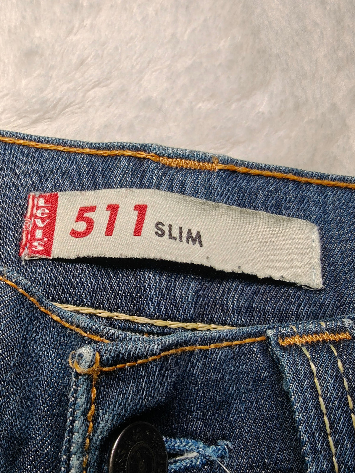 Men Levi's 511 Blue 0376 Slim W30 L28 Y2K Jeans