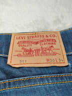 Men Levi's 511 Blue 0376 Slim W30 L28 Y2K Jeans