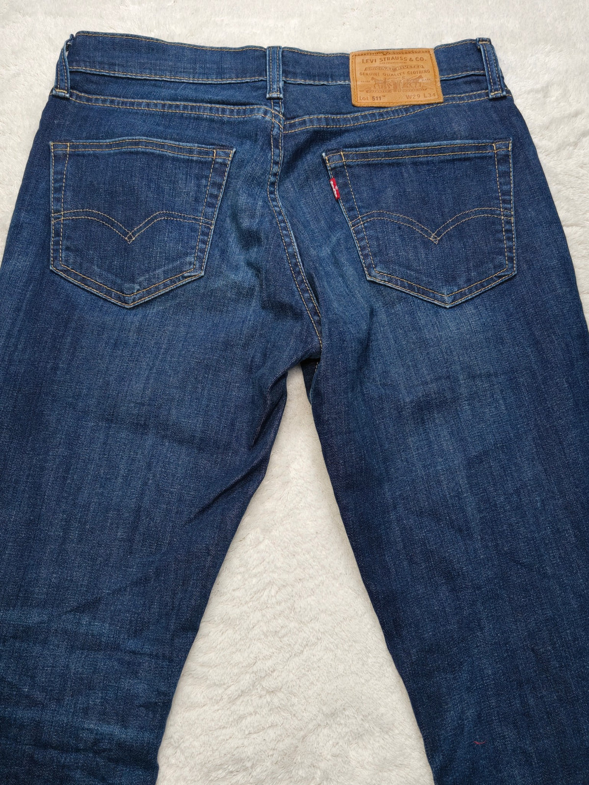 Men Levi's 511 Blue Slim W29 L34 Y2K Jeans