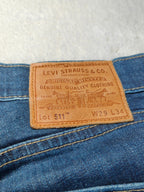 Men Levi's 511 Blue Slim W29 L34 Y2K Jeans