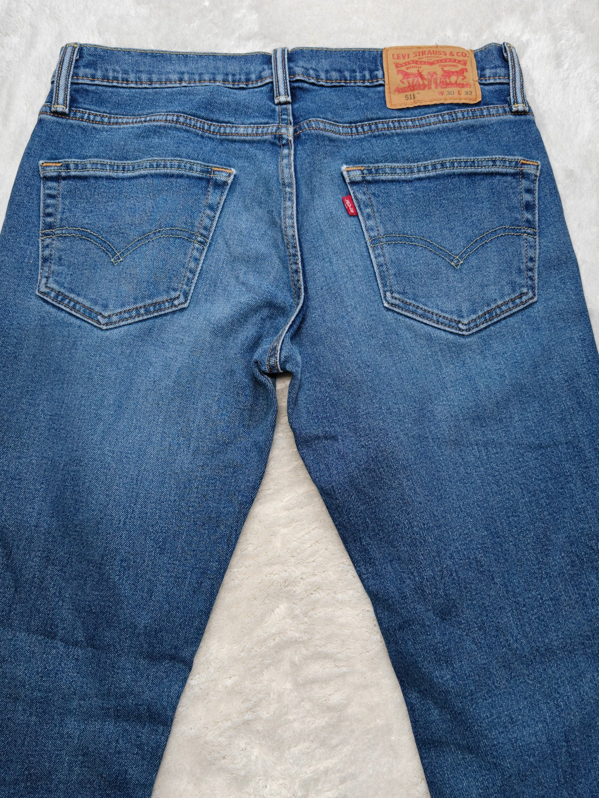 Men Levi's 511 Blue Slim W30 L32 Y2K Jeans