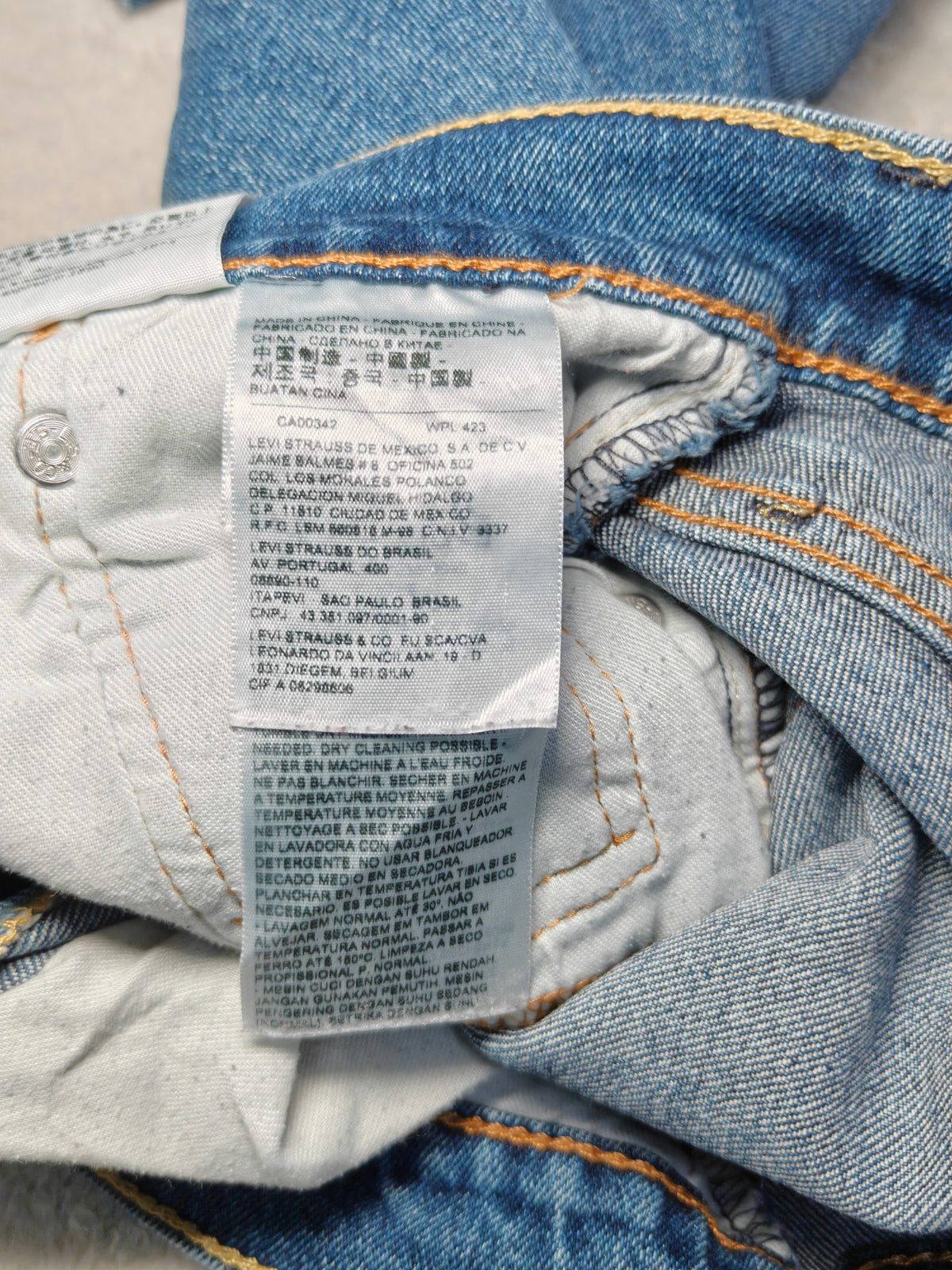 Men Levi's 511 Blue Slim W30 L32 Y2K Jeans