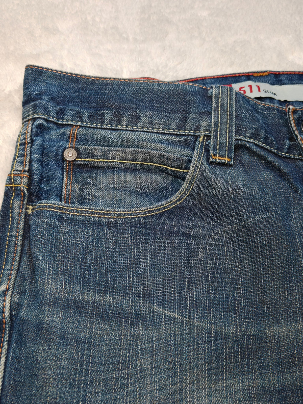 Men Levi's 511 Dark blue Slim W34 L28 Jeans