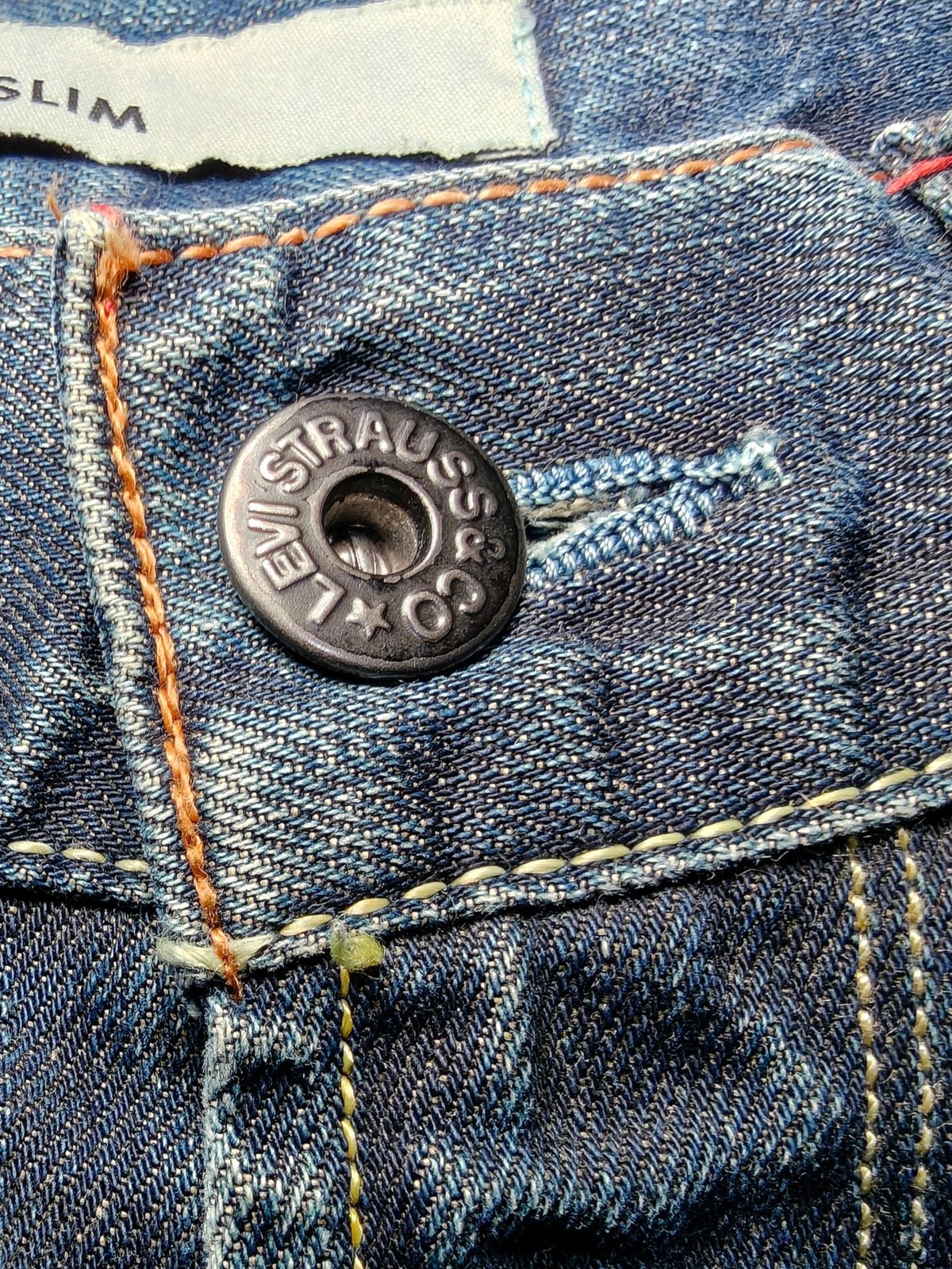 Men Levi's 511 Dark blue Slim W34 L28 Jeans
