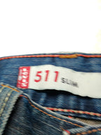 Men Levi's 511 Dark blue Slim W34 L28 Jeans