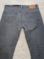 Men Levi's 511 Grey Slim W36 L32 Y2K Jeans