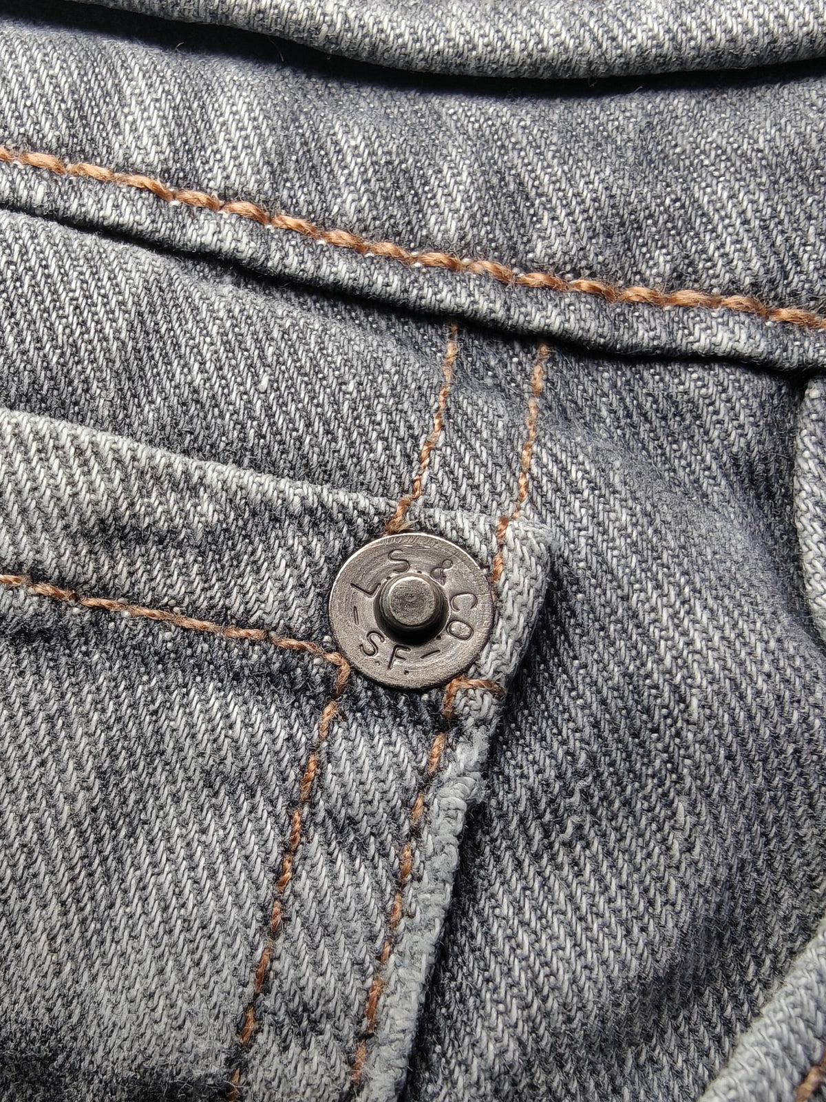 Men Levi's 511 Grey Slim W36 L32 Y2K Jeans