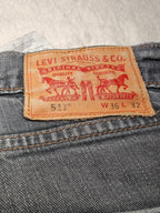 Men Levi's 511 Grey Slim W36 L32 Y2K Jeans