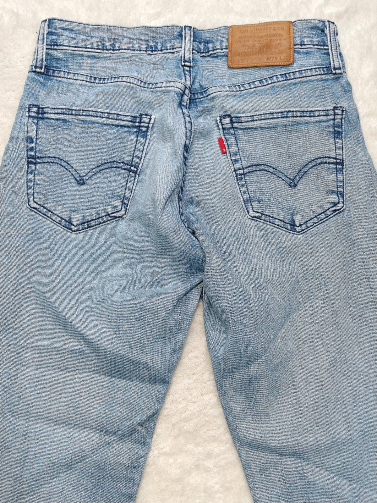 Men Levi's 511 Light blue 4106 Slim W29 L28 Y2K Jeans