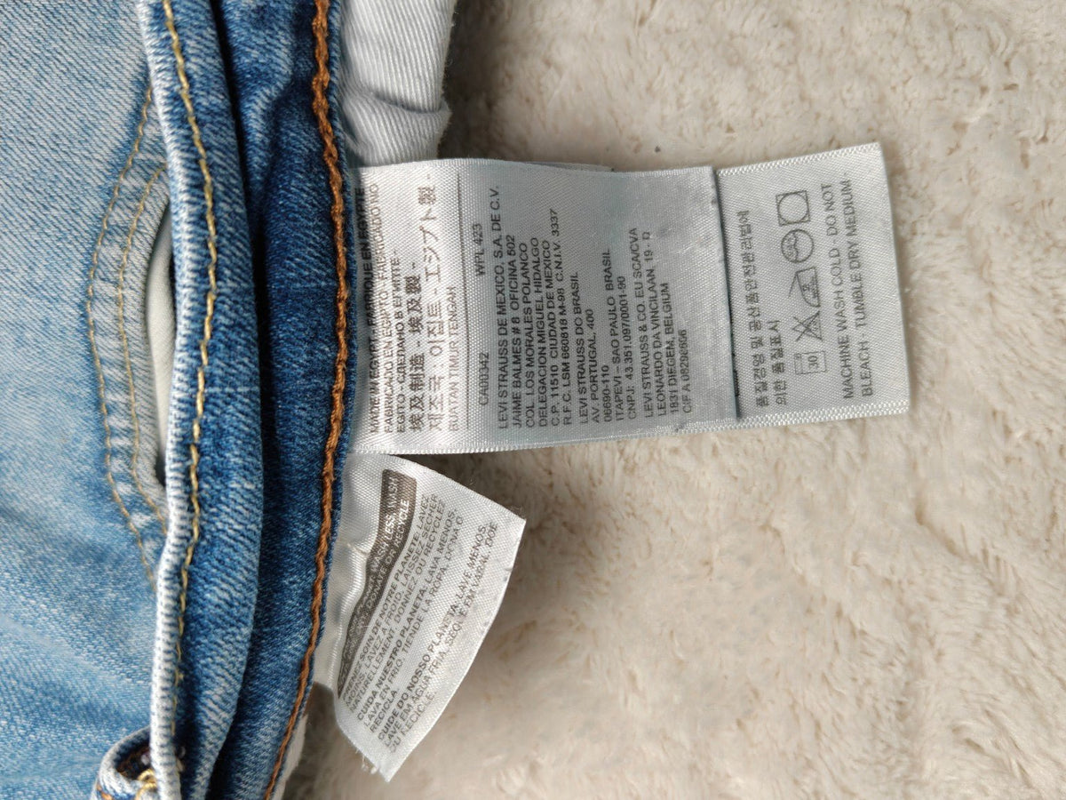 Men Levi's 511 Light Blue Slim W34 L32 Y2K Jeans