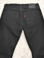 Men Levi's 512 Black 0018 Slim W32 L34 Y2K Jeans