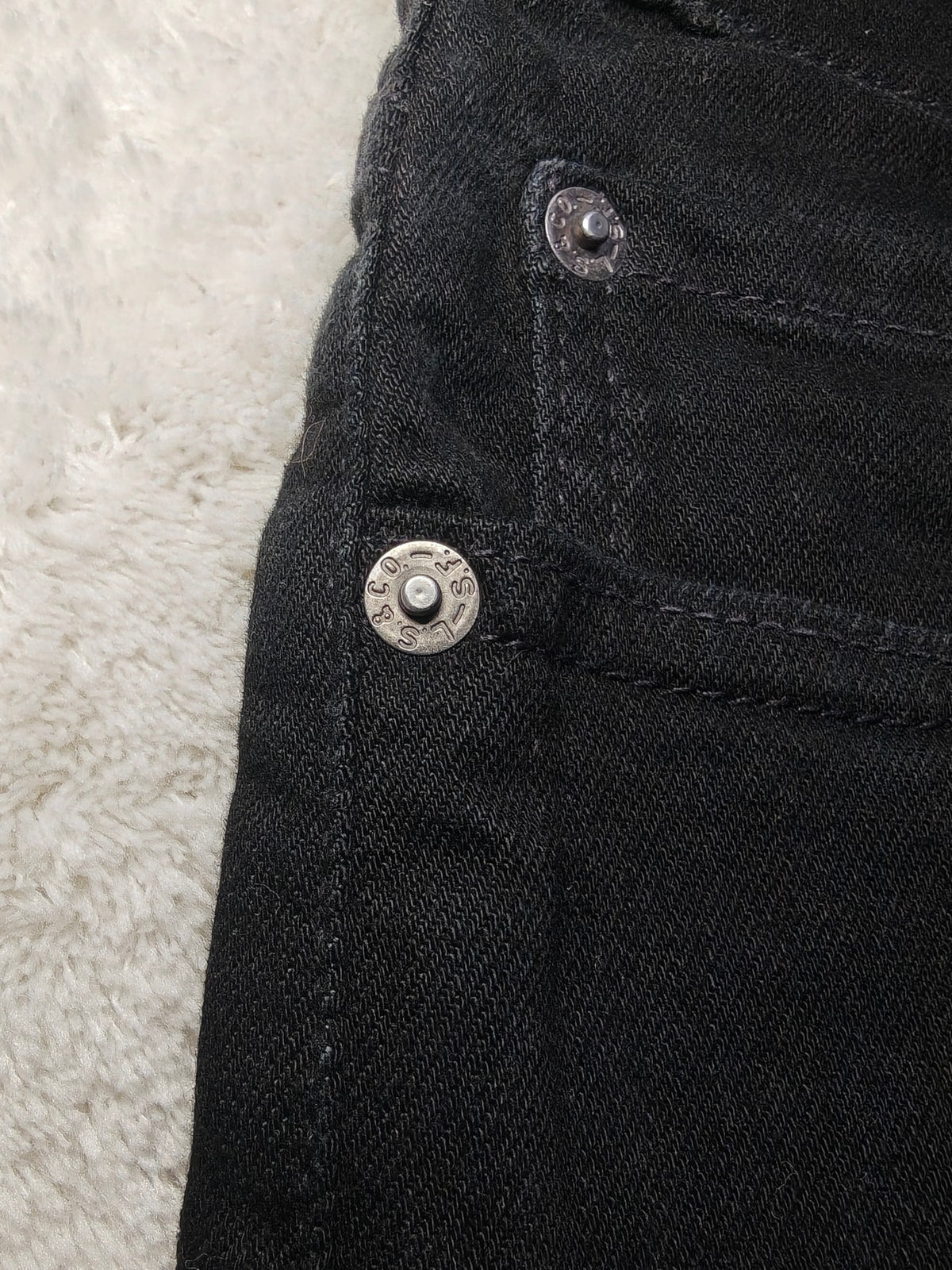 Men Levi's 512 Black 0018 Slim W32 L34 Y2K Jeans