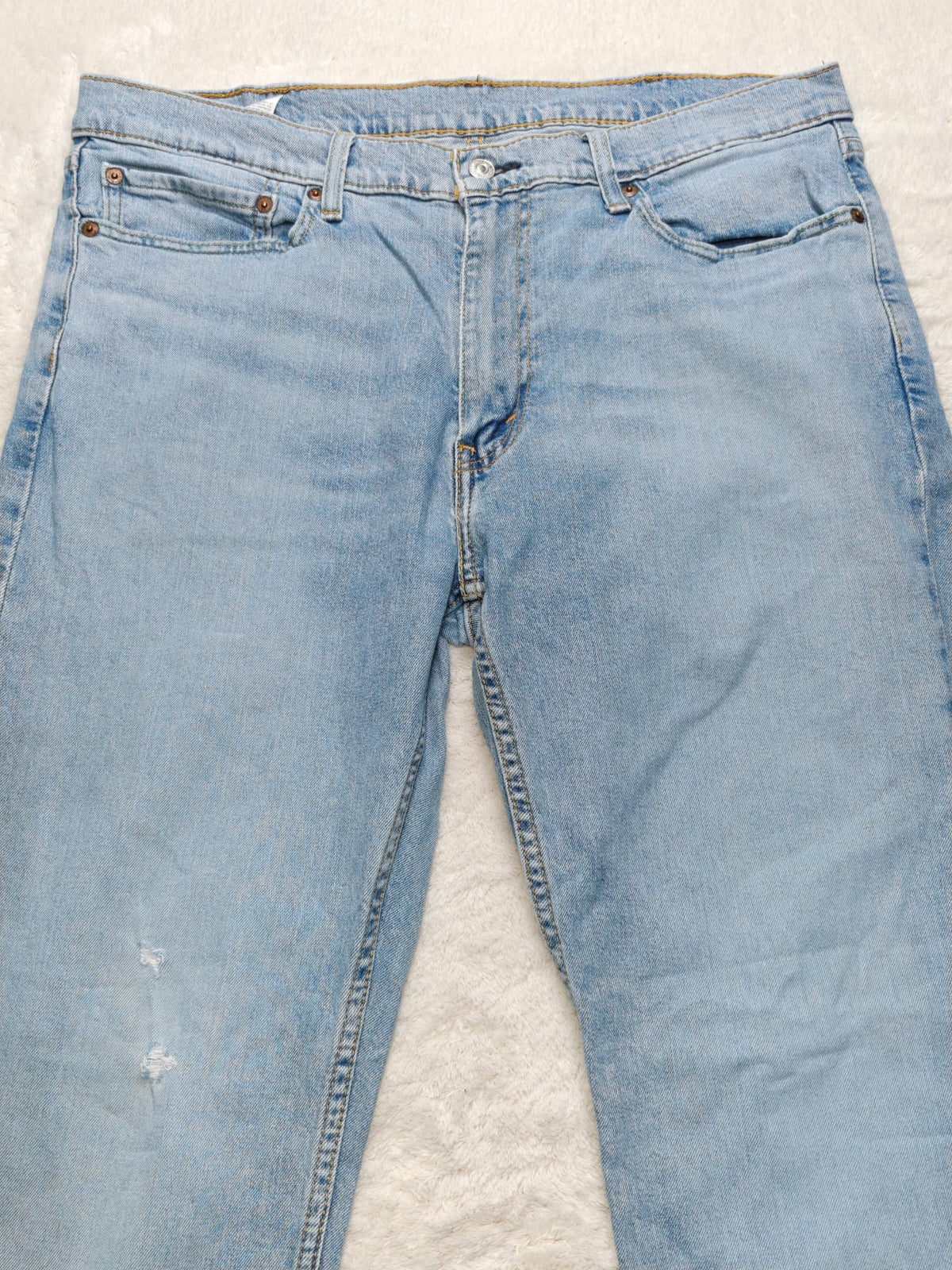 Men Levi's 514 Light blue Straight W38 L32 Y2K Jeans
