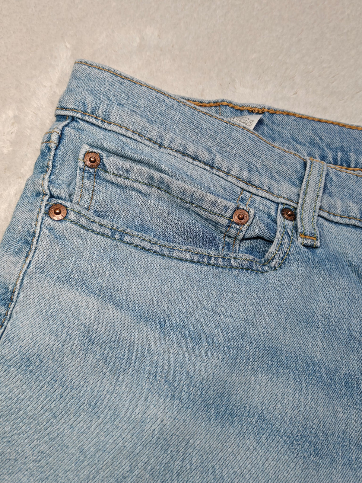 Men Levi's 514 Light blue Straight W38 L32 Y2K Jeans