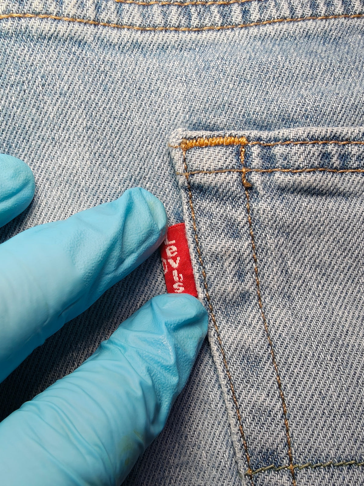 Men Levi's 514 Light blue Straight W38 L32 Y2K Jeans