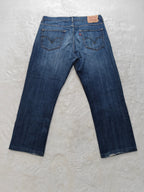 Men Levi's 752 Blue 0011 Straight W36 L28 2000s Jeans