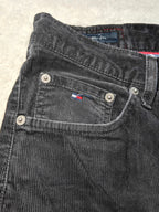 Men Tommy Hilfiger Black Straight W30 L32 Y2K Pants