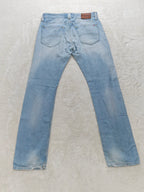 Men Tommy Hilfiger Ryan Light Blue Slim Straight W32 L34 Y2K Jeans