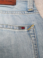 Men Tommy Hilfiger Ryan Light Blue Slim Straight W32 L34 Y2K Jeans