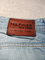 Men Tommy Hilfiger Ryan Light Blue Slim Straight W32 L34 Y2K Jeans