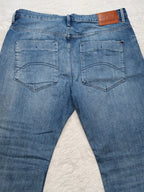 Men Tommy Hilfiger Samuel Blue VRAR Tapered W34 L32 Y2K Jeans