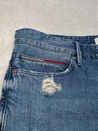 Men Tommy Hilfiger Samuel Blue VRAR Tapered W34 L32 Y2K Jeans
