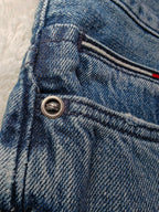 Men Tommy Hilfiger Samuel Blue VRAR Tapered W34 L32 Y2K Jeans