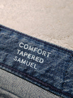 Men Tommy Hilfiger Samuel Blue VRAR Tapered W34 L32 Y2K Jeans