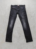 Men Tommy Hilfiger Sidney Black Skinny W29 L32 Y2K Jeans