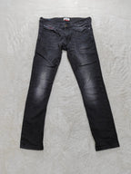 Men Tommy Hilfiger Sidney Black Skinny W29 L32 Y2K Jeans