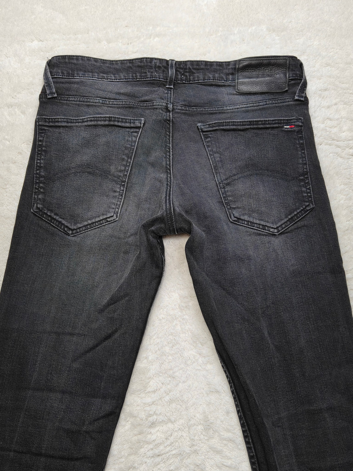 Men Tommy Hilfiger Sidney Black Skinny W29 L32 Y2K Jeans