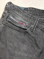 Men Tommy Hilfiger Sidney Black Skinny W29 L32 Y2K Jeans