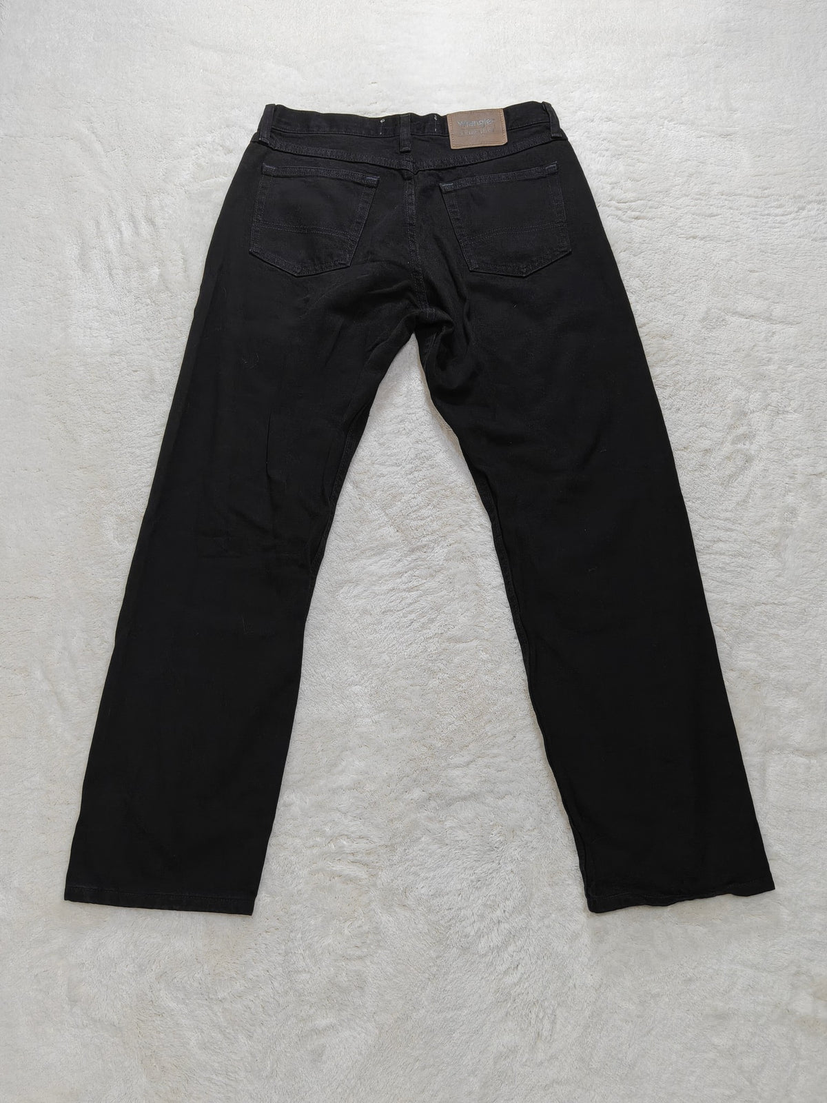 Men Wrangler Authentics Black Straight W30 L30 Y2K Jeans