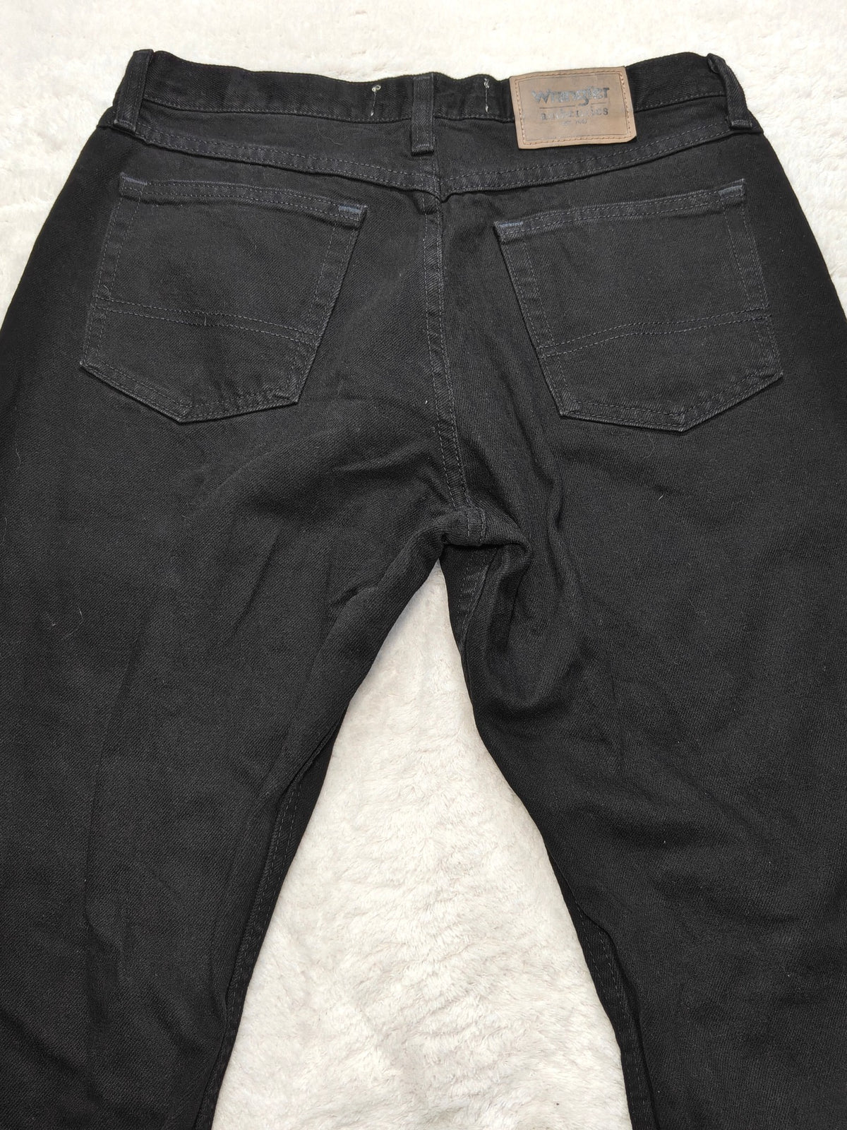 Men Wrangler Authentics Black Straight W30 L30 Y2K Jeans