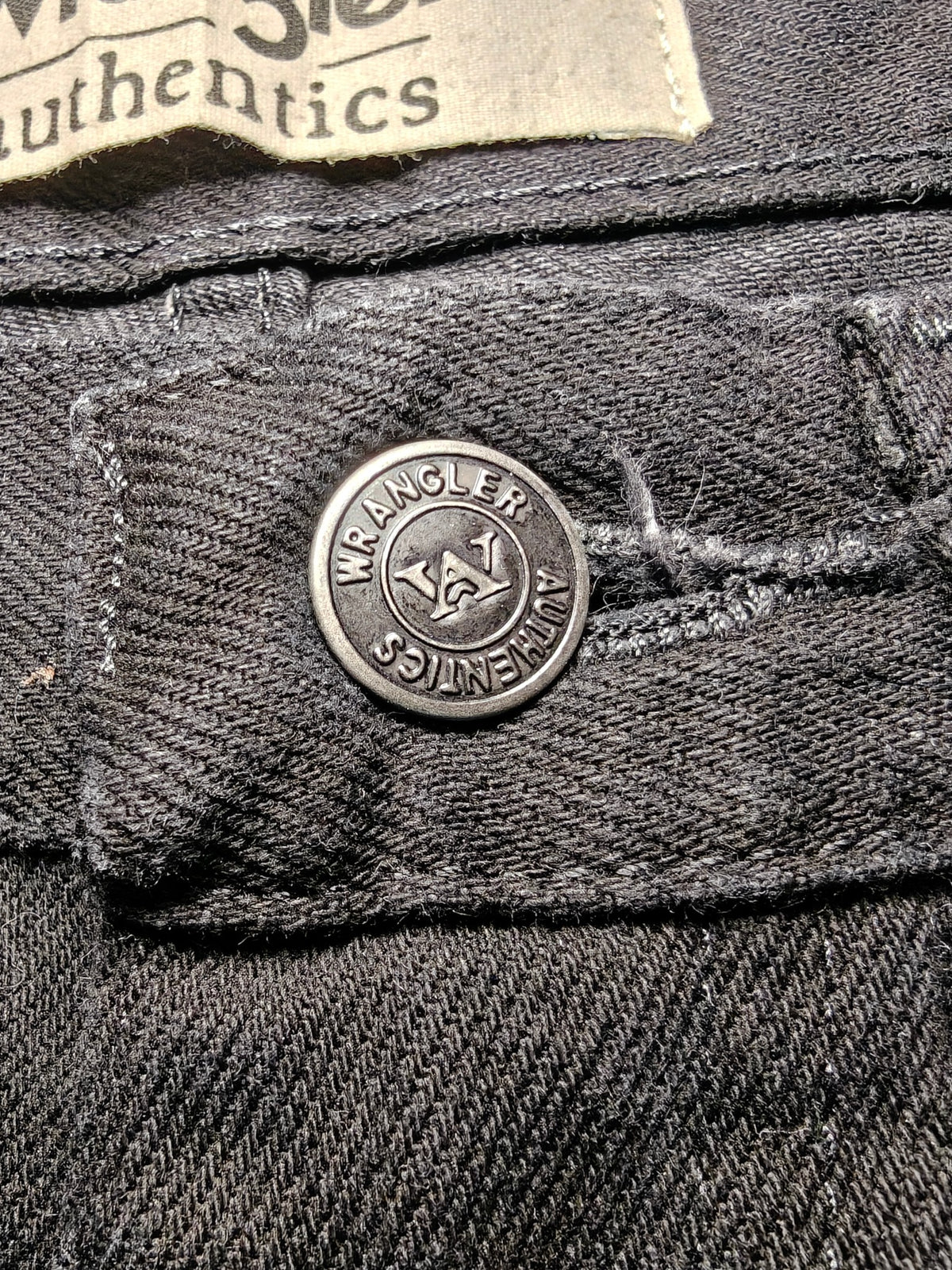 Men Wrangler Authentics Black Straight W30 L30 Y2K Jeans