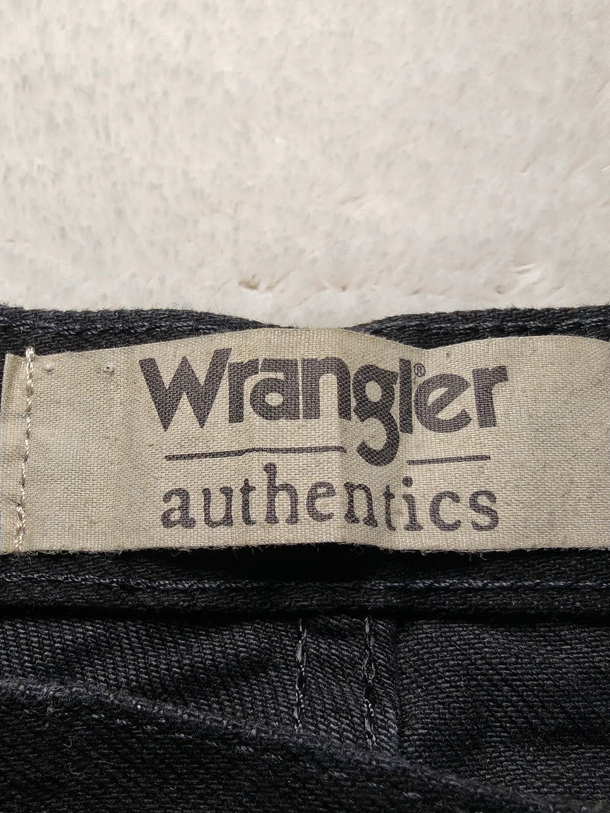 Men Wrangler Authentics Black Straight W30 L30 Y2K Jeans