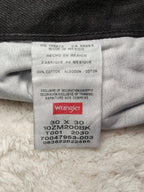 Men Wrangler Authentics Black Straight W30 L30 Y2K Jeans