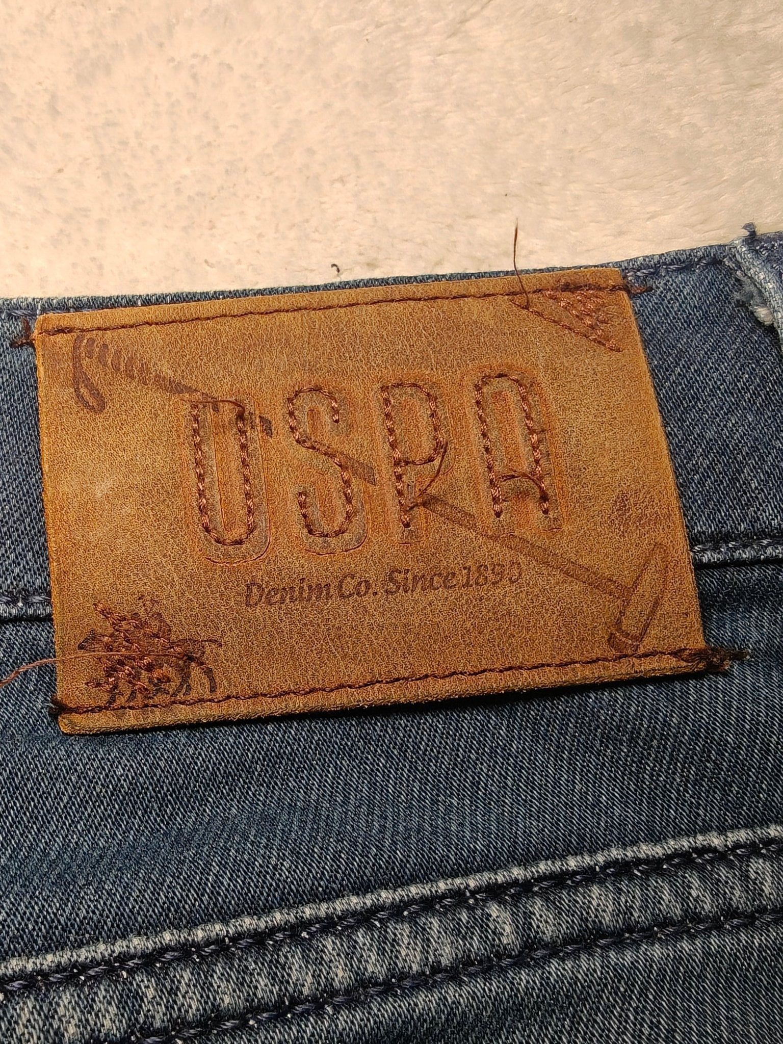 Men U.S. Polo Assn Pratto Blue Slim W31 L29 Jeans