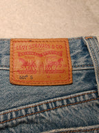 Women Levi's 501 S Blue Slim W26 L28 EU 36 Jeans
