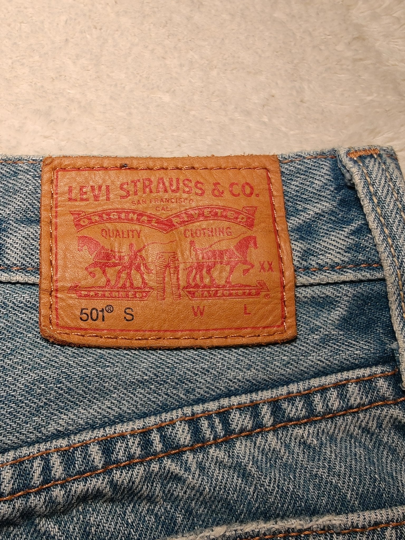 Women Levi's 501 S Blue Slim W26 L28 EU 36 Jeans