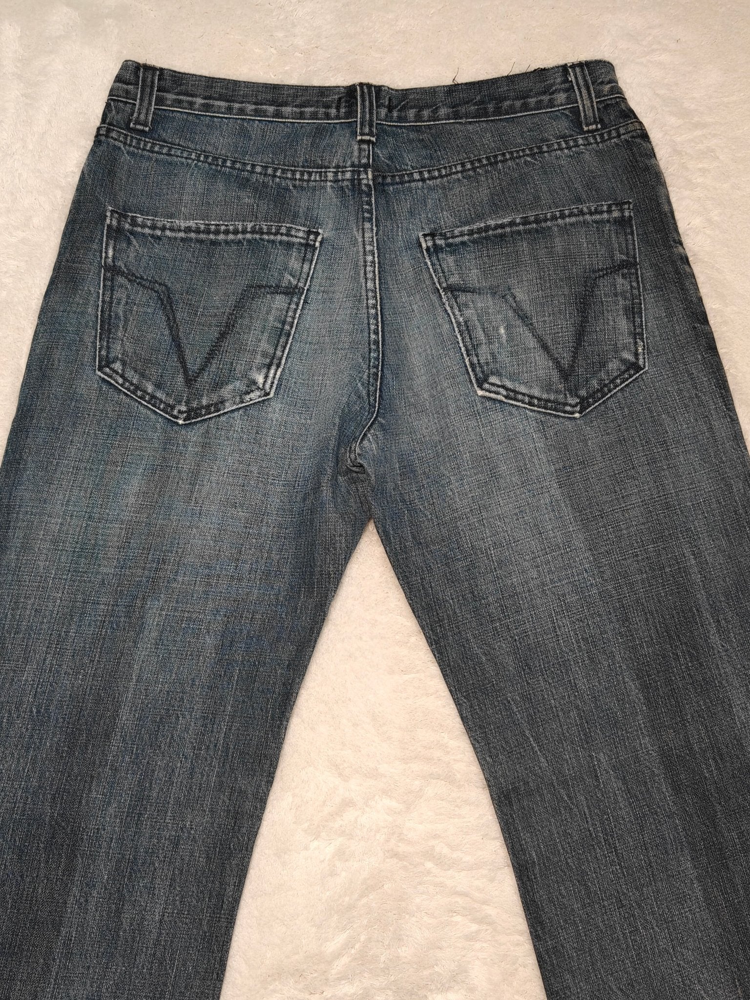 Men Versace Jeans Couture Blue Straight W34 L32 Jeans