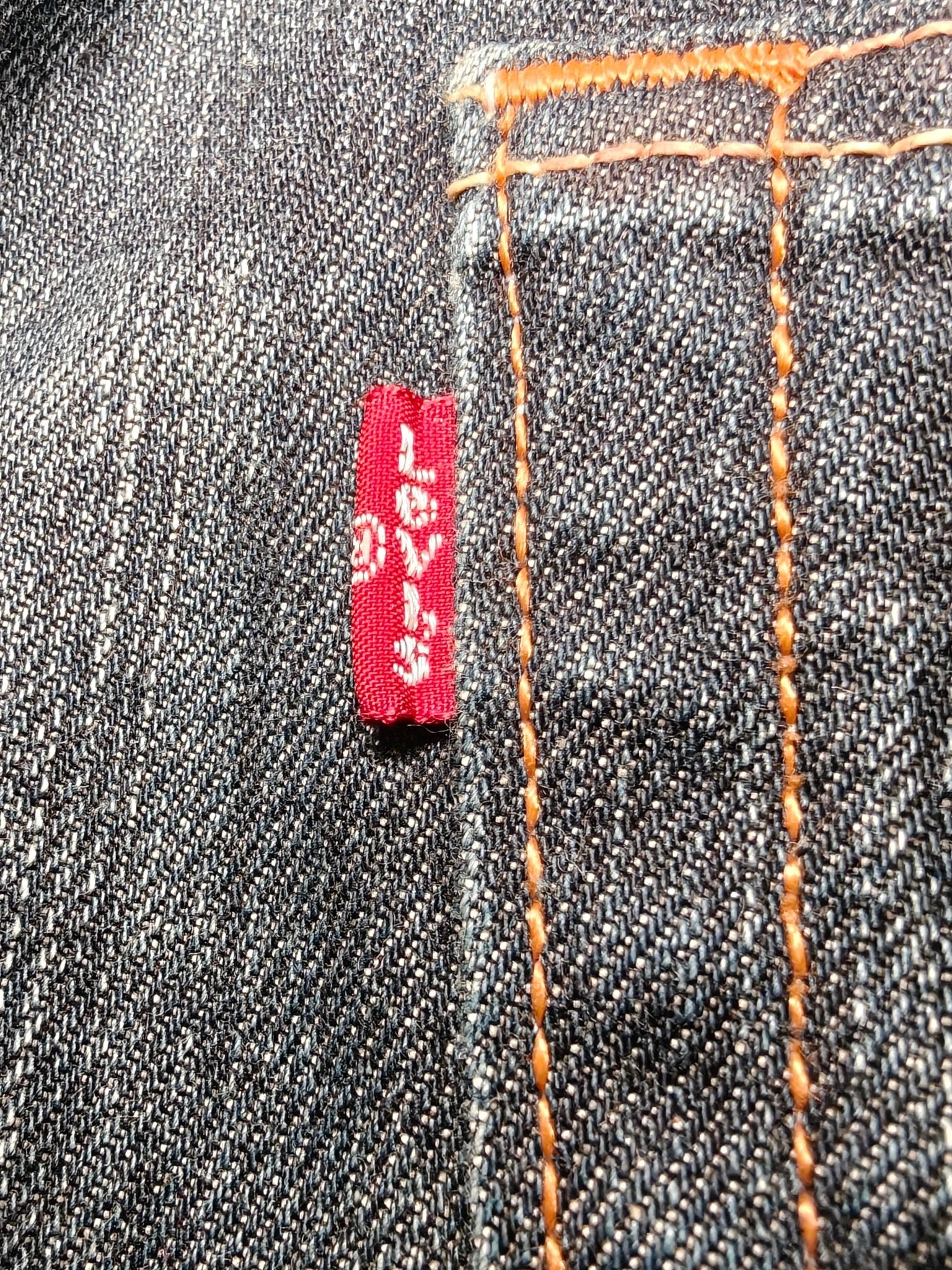 Men Levi's 501 Blue Straight W33 L31 Jeans