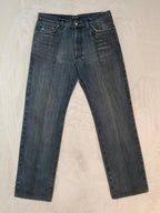 Men Versace Jeans Couture Blue Straight W34 L32 Jeans