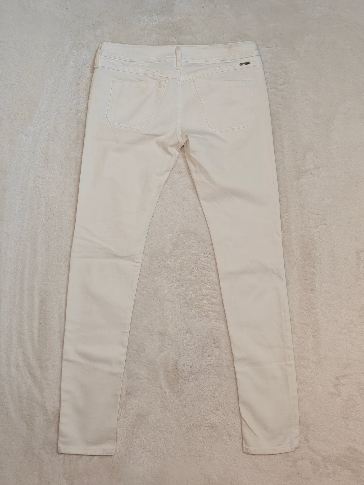 Women Diesel Lowky White Skinny W30 L34 EU 40 Jeans